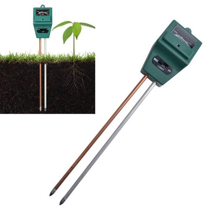 4-in-1 Testeur de Terre LCD Numérique Plancher Mètres Plantes Humidité Ph-Valeur