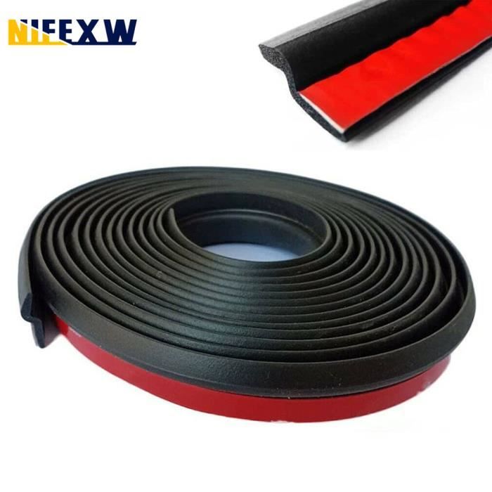 Joint De Protection Pour Portes De Voiture - 3m En Caoutchouc EPDM Forme U - Noir - 2