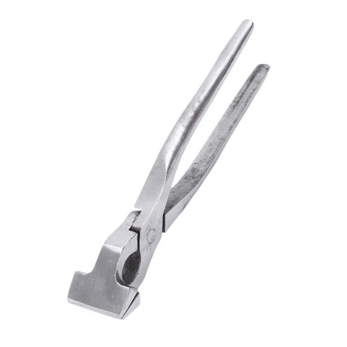 Hisew - Pince plate, pince de presse à cuir, pince de travail du cuir, pince à aplatir parallèlement le cuir