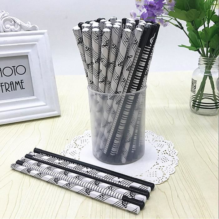 Lot De 30 Crayons Graphite Ergonomiques Triangulaires Avec Gomme – HB Et 2B – Pour écriture, Dessin, Examen – Crayon Porte-bonheur