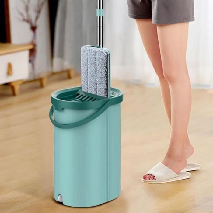 Balai Twist Ultra Absorbante, Twist Mop, 360 Microfibre Serpillière Télescopique De Sol, pour La Cuisine, L'école, Marbre, Béton, Bois Dur, l'espace Commercial Balai Twist Ultra Absorbante, Twist Mop, 360 Microfibre Serpillière Télescopique De Sol, pour La Cuisine, L'école, Marbre, Béton, Bois Dur, l'espace Commercial