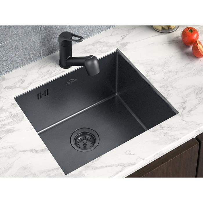 sans robinet /évier inox de cuisine /à un 1 bac en acier inoxydable 304 encastrable cuve pour cuisine