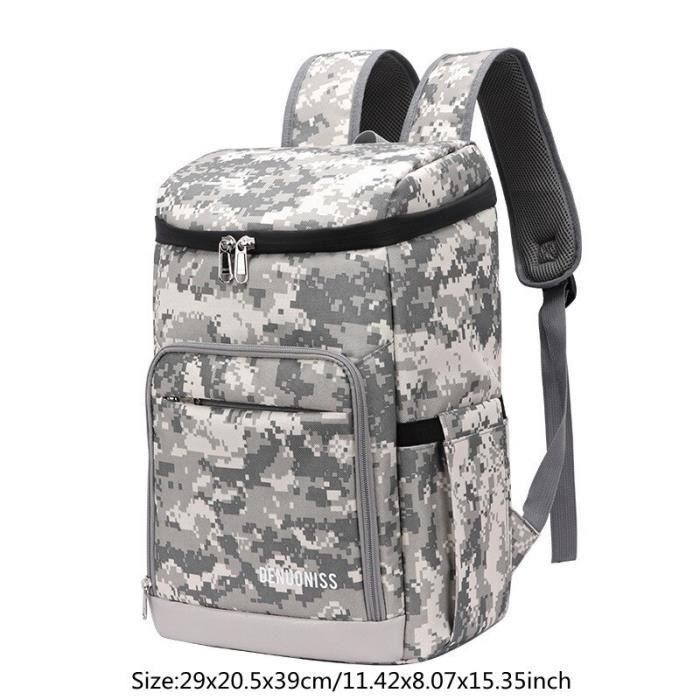Sac à Dos Fraîcheur COOK CONCEPT 26L - Multipoches Isothermes - Gris