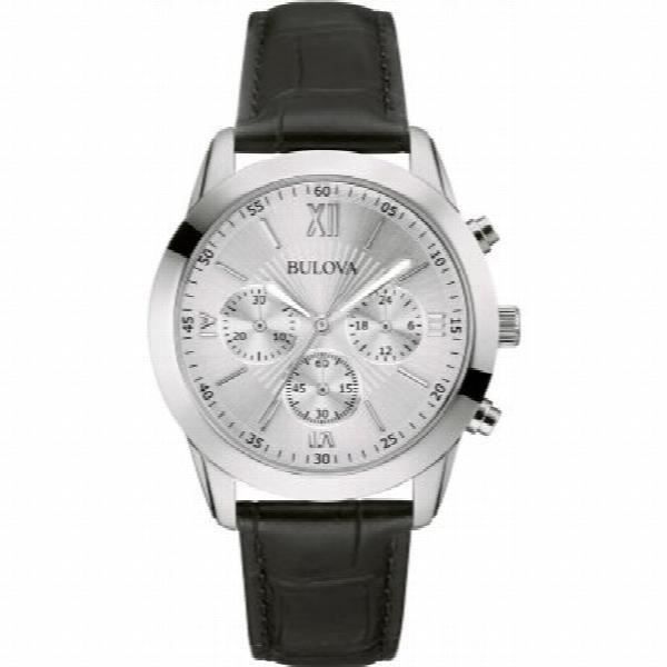 Bulova Robe De Femmes 96a162 Gents Premium Watch Bracelet Cuir Embosse Cadran Argente Analogique Japonais Qu N3rax Achat Vente Montre Cdiscount