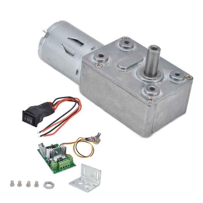 Moteur à Engrenages DC 12GA 6V 200RPM - Couple élevé, Pour Robots Arduino Et DIY