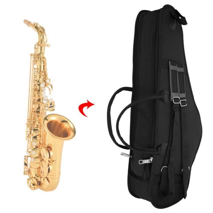 Mini Saxophone de poche avec embout, anches, sac de transport