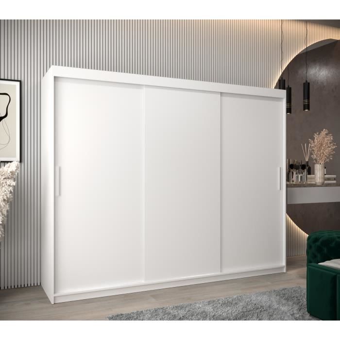 Armoire Blanche Et Grise Pour Chambre Enfant NOAH - Armoire Enfant