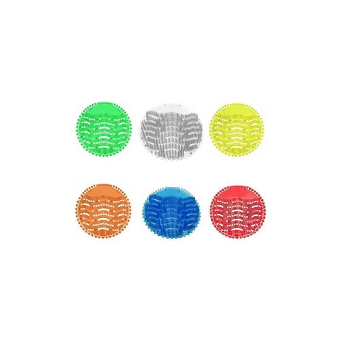 Lot De 10 Écrans Urinoir Parfum Citron - Format 18,5x19,5cm - Anti-éclaboussures & Désodorisant