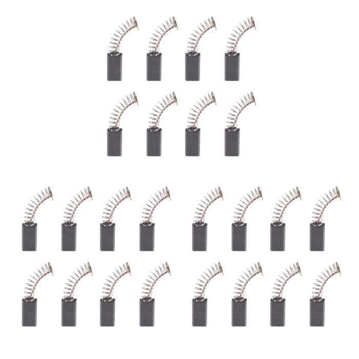 QUARKZMAN 20mm x 7mm x 6mm Remplacement Charbon Balai 10PCS Moteur Charbon Balai pour Outil électrique, Outils électriques QUARKZMAN 20mm x 7mm x 6mm Remplacement Charbon Balai 10PCS Moteur Charbon Balai pour Outil électrique, Outils électriques