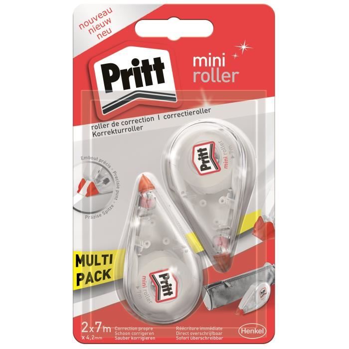PRITT - Lot de 2 Mini Roller 4,2 mm*6 m