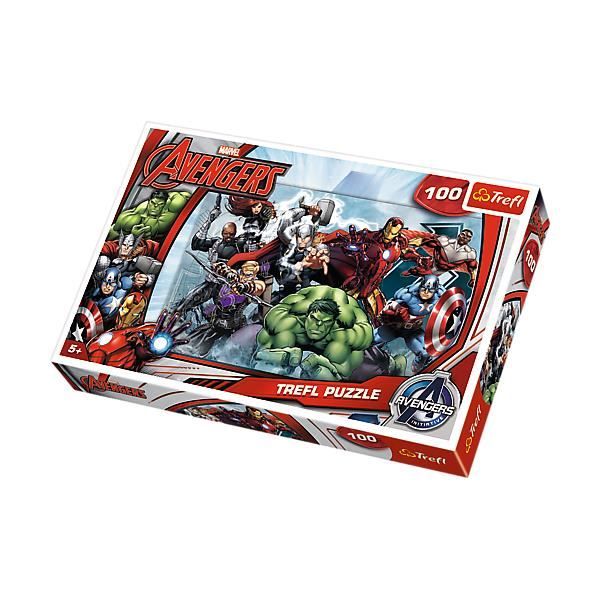 Puzzle 100 éléments Avengers - TREFL - Dessins animés et BD - Enfant ...