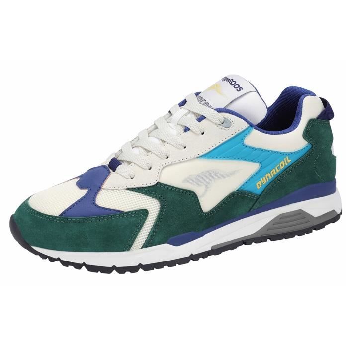 KangaROOS Baskets KangaROOS Ultimate Eclipse - Vert - Homme - Lacets - Textile - Plat