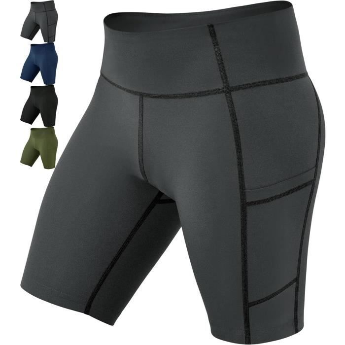 RDX Women COMPRESSION SHORTS Shapewear High Gray S