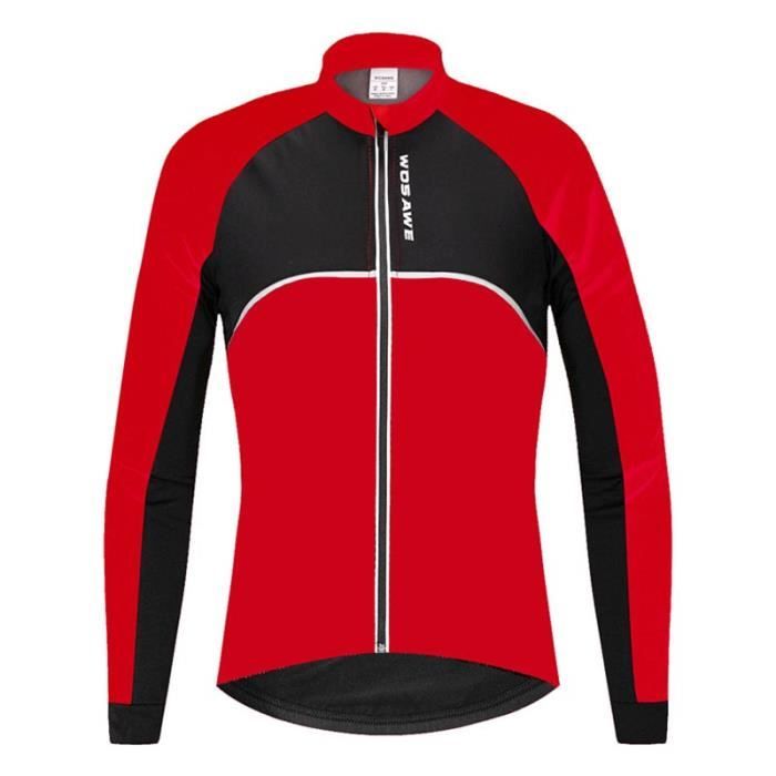 Hiver Veste de Cyclisme Hommes Échauffement Thermique Sport de Plein Cycling Jacket Air VêTements de VéLo Coupe Vent ImperméAble VTT Maillot