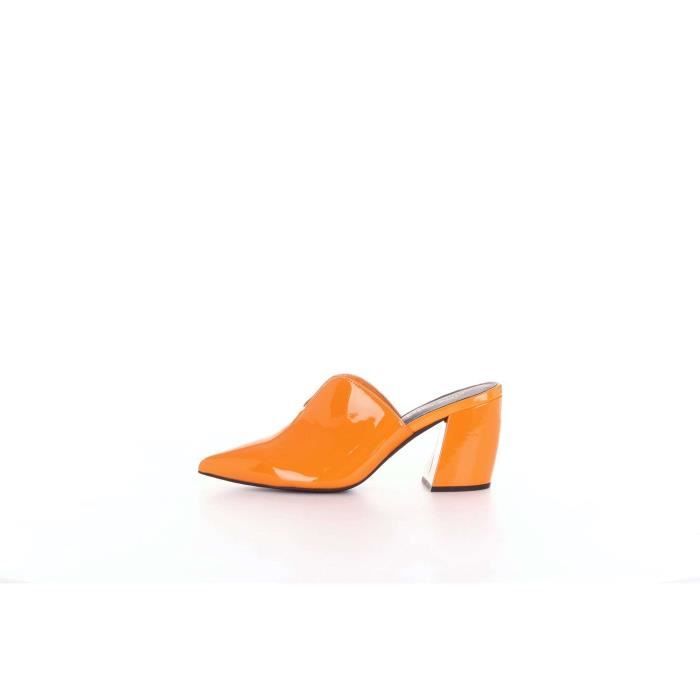 Chaussures femme orange pas cher Clearance