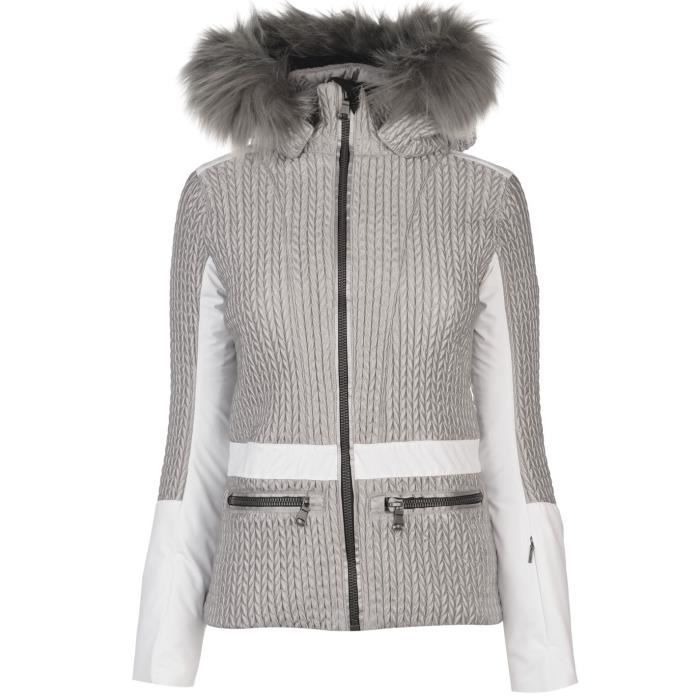 Veste ski longue femme clearance