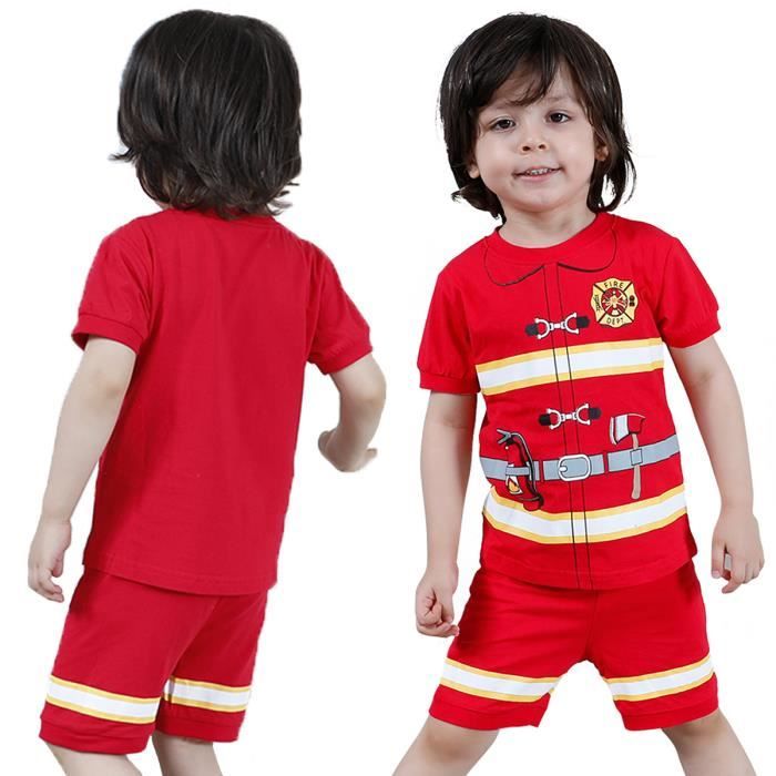 Pyjama pompier sale garcon