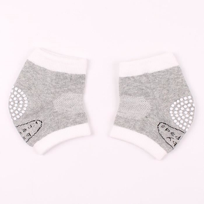 Lot De 4 Paires De Genouillères Pour Bébé - Protection Rampant - Coton Doux - Garçon Et Fille