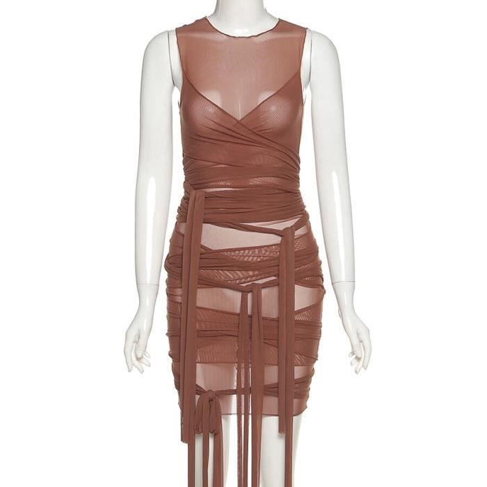 Robe moulante maille deals