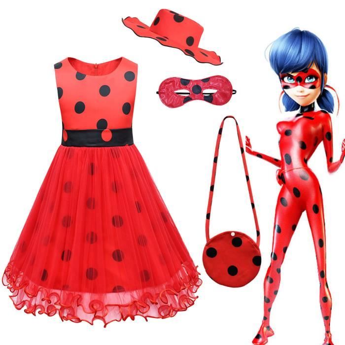 robe été fille Ladybug Miraculous Miraculous