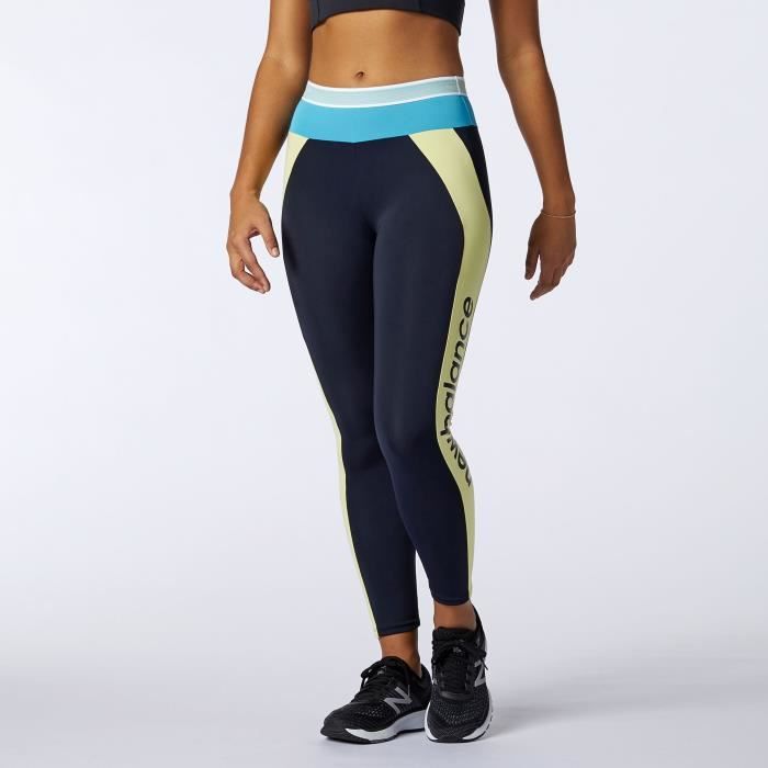 Collant de Running Femme New Balance Achiever High Rise 7 8