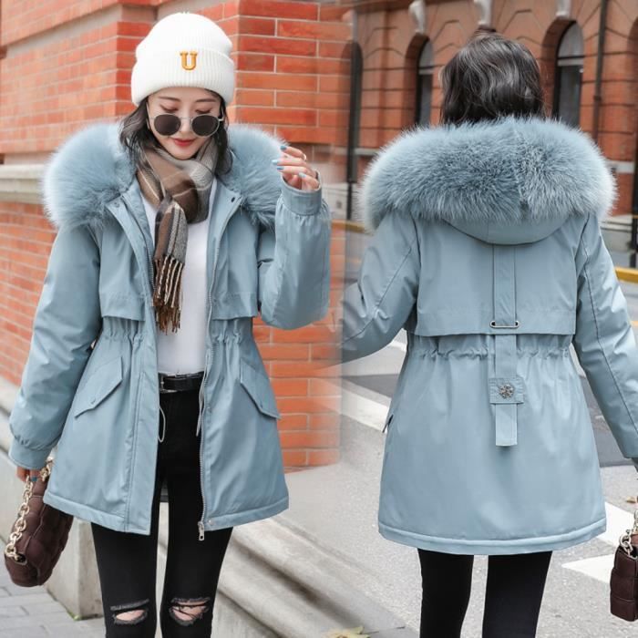 Parka col on sale fourrure