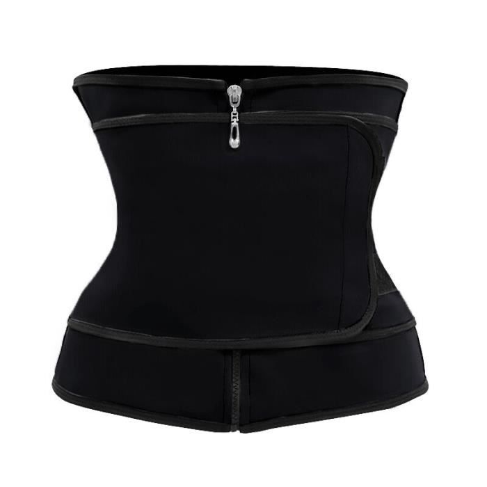 Patch Minceur Perte De Poids Rapidement Ceinture De Sudation,Ventre Plat Corset Minceur,Zipper Waist Trainer For Plus Size Women
