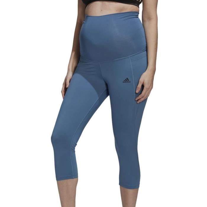 Legging de Grossesse Bleu Femme Adidas HH8889 Bleu Cdiscount