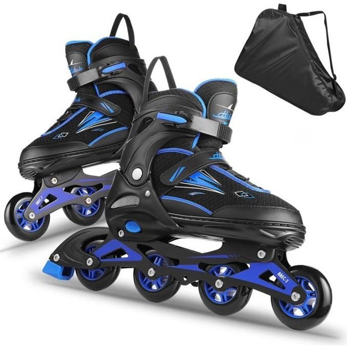 Roller Inline avec Protection-Réglable-Evolutif-Garçon,Rose - Achat / Vente  Patins à Roulettes - Cdiscount