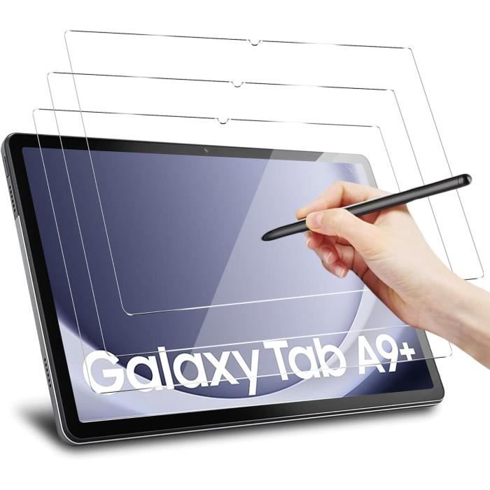 3 Pièces Verre Trempé pour Samsung Galaxy Tab A9+ Plus 11 2023, 9H Dureté  Protection Écran - Cdiscount Informatique