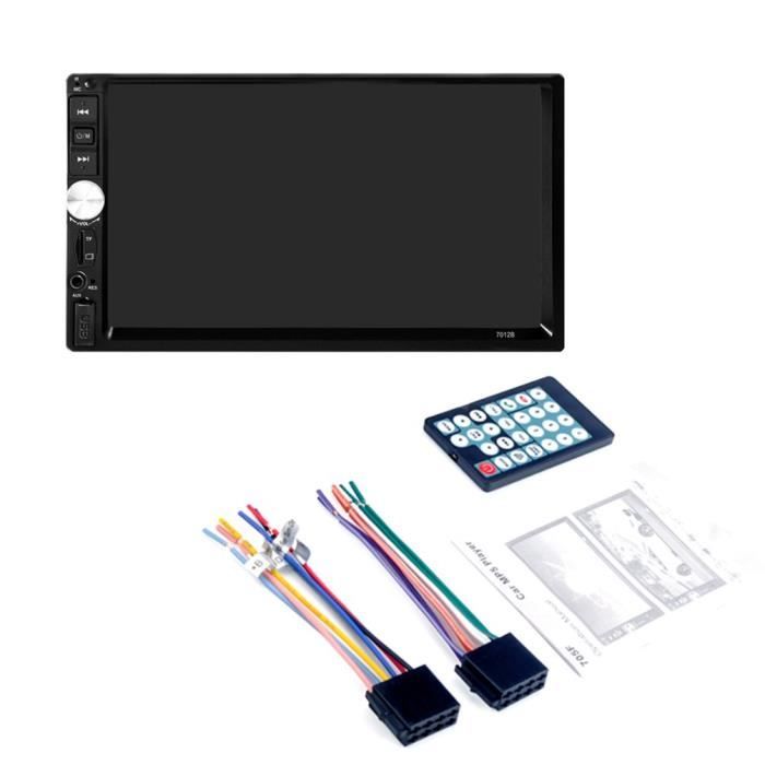 7012B 7 Inch Bluetooth V2.0 Car Audio Stereo Touch Screen MP5 Players