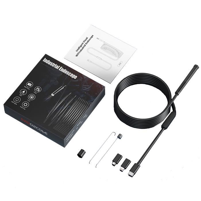 Caméra Endoscope Wifi Camera D Inspection, Sonde Étanche IP67 De 7.
