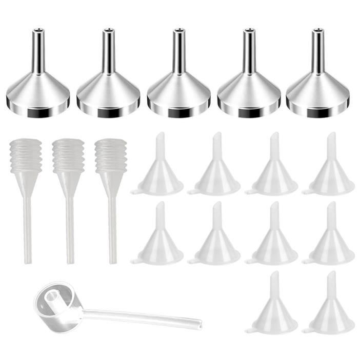 Distributeur De Poudre Avec Mini Entonnoir Et Cuillère – 4 Outils De Poudre D Assaisonnement Pour Le Camping Et Les Voyages En Outdoor