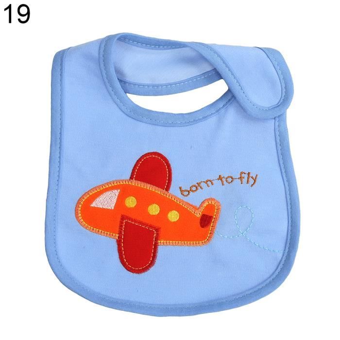 Nouveau Ne Enfant Bebe Garcon Fille Enfants Bavoirs De Bande Dessinee Impermeable Salive Serviette Avion Cdiscount Puericulture Eveil Bebe