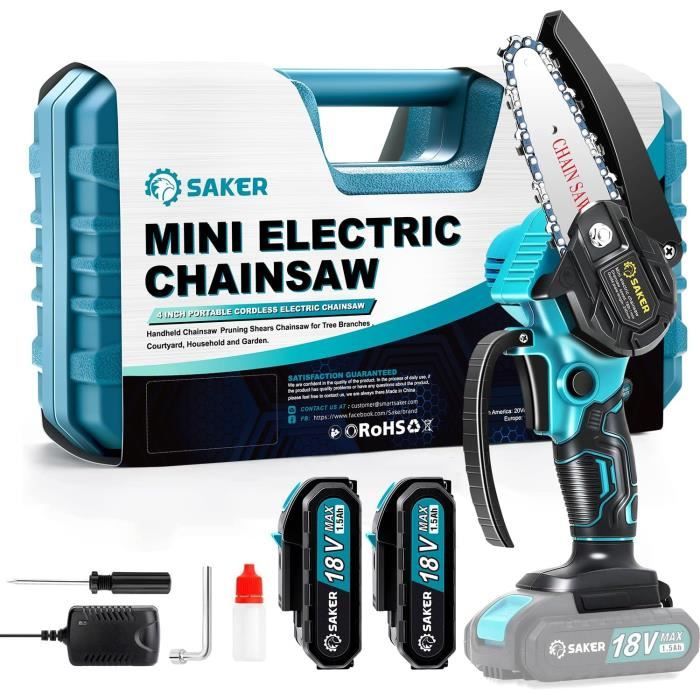 Saker Ini Tronçonneuse électrique Portable Sans Fil, Petite Scie à - 2
