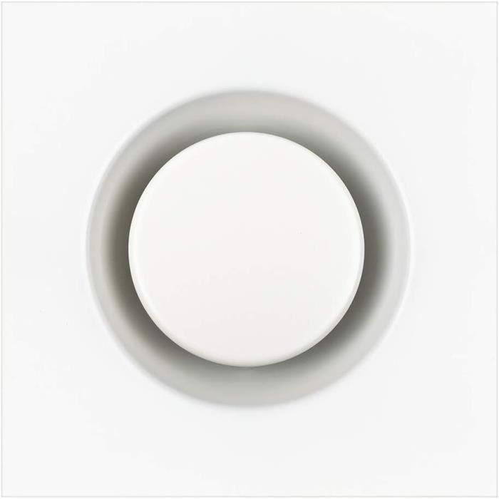 Tvqz Grille Aeration Reglable 125Mm Grille Entrée D'Air Avec Cadre De