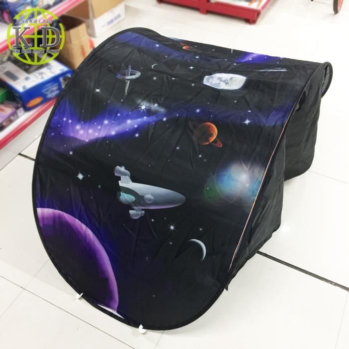 Tente De Lit Espace Pour Enfants - Cabane Pliable Pour Chambre Ou Salle De Jeux, Fille Ou Garçon - 1