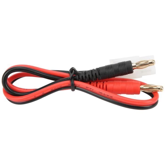 Lot De 4 Paires De Connecteurs Tamiya Mâle/femelle Avec Câble 30cm 16AWG - Pour Batterie LiPo RC, Modélisme