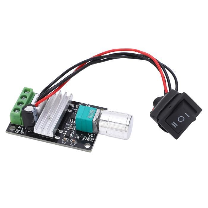Taikuwu Contrôleur Vitesse Moteur PWM 10-60V 20A Shell Étanché - Modulateur DC Pour Moteurs 12V 24V