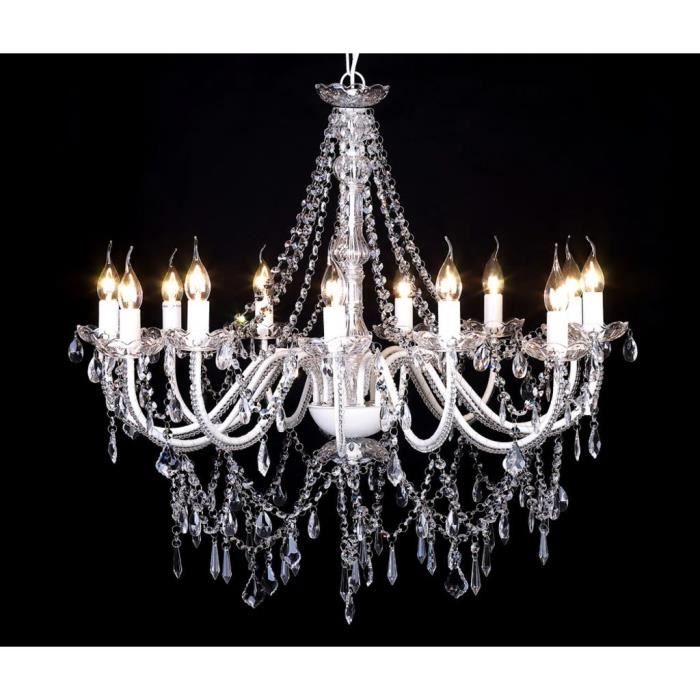 Lot De 12 Cristaux Style Vénitien Haut De Gamme - 30% PBO, Hauteur 38 Mm, Pour Lustres, Chandeliers Ou Décoration Feng Shui