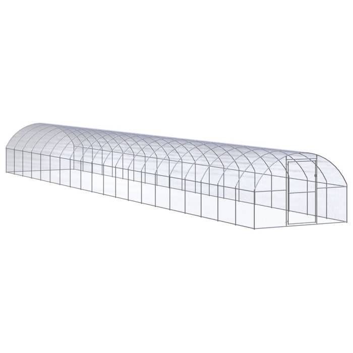 vidaXL Poulailler dextérieur 3 x 20 x 2 m Acier galvanisé 138.75kg