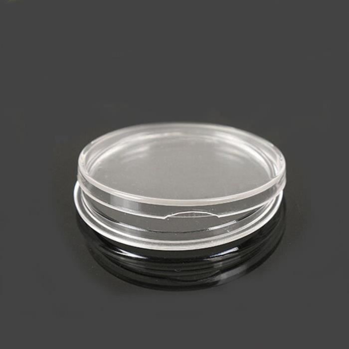 Lot De 60 Capsules Monnaie 40mm Avec Boîte De Rangement - Protection Pour Collection Pièces 17 à 40mm