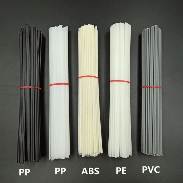 25 Baguettes De Soudure Plastique PP Naturelle 8x2mm Plates - Réparation Polypropylène