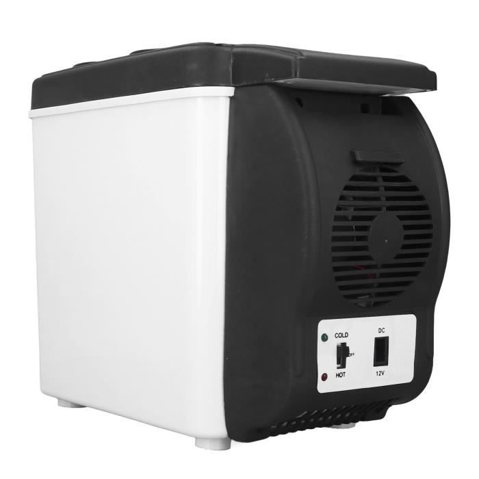 12V 6L Outdoor Mini Car Refrigerator Dual Use Portable Travel Freezer Warmer 119186 ZR004