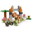 LEGO® 10939 DUPLO® L’évasion du T. rex et du Tricératops Jouet pour Enfants 2 ans et plus, avec Moto-1