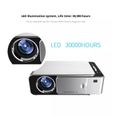 T6 Mini Vidéoprojecteur LCD 1280P HD 3500Lumens bluetooth WIFI USB HDMI VGA 1 + 16G Android Version-1