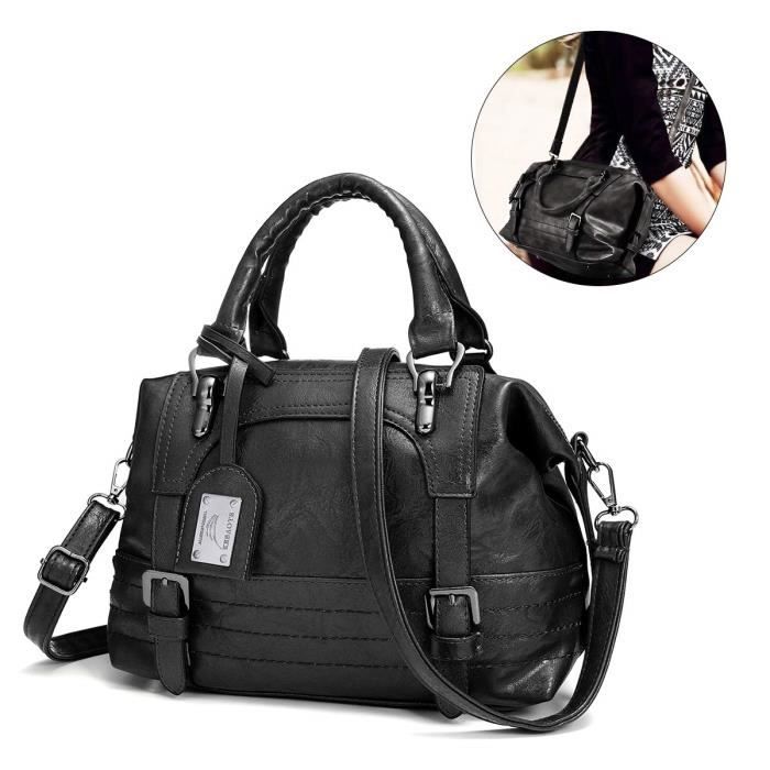 Sac Main Femme r tro JOSEKO Sac bandouli re en Similicuir de