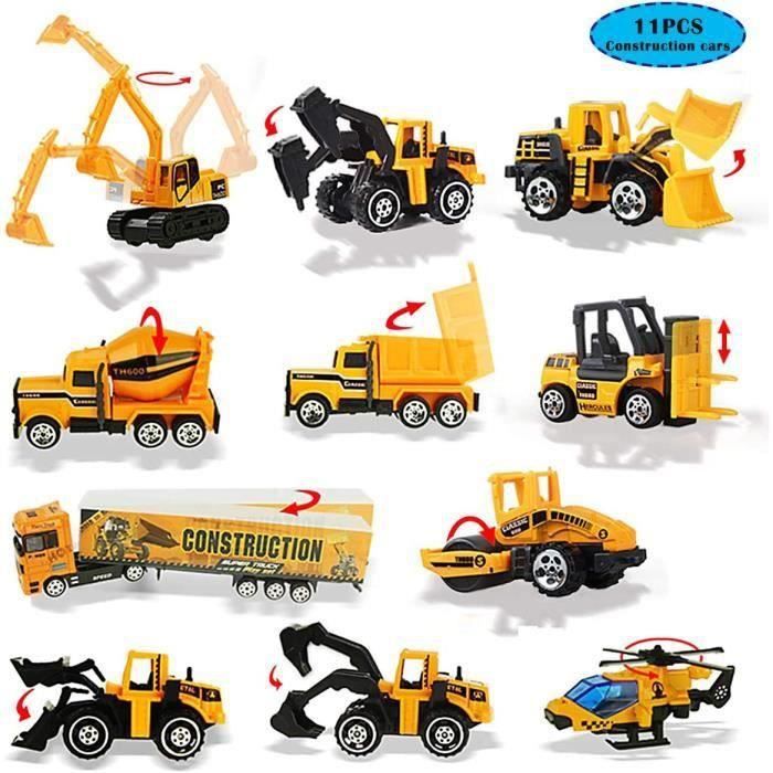 Camions et engins de chantier pour les enfants