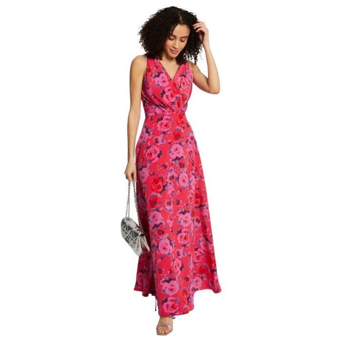 Robe longue droite Morgan rouge Rouge Cdiscount Pret a Porter