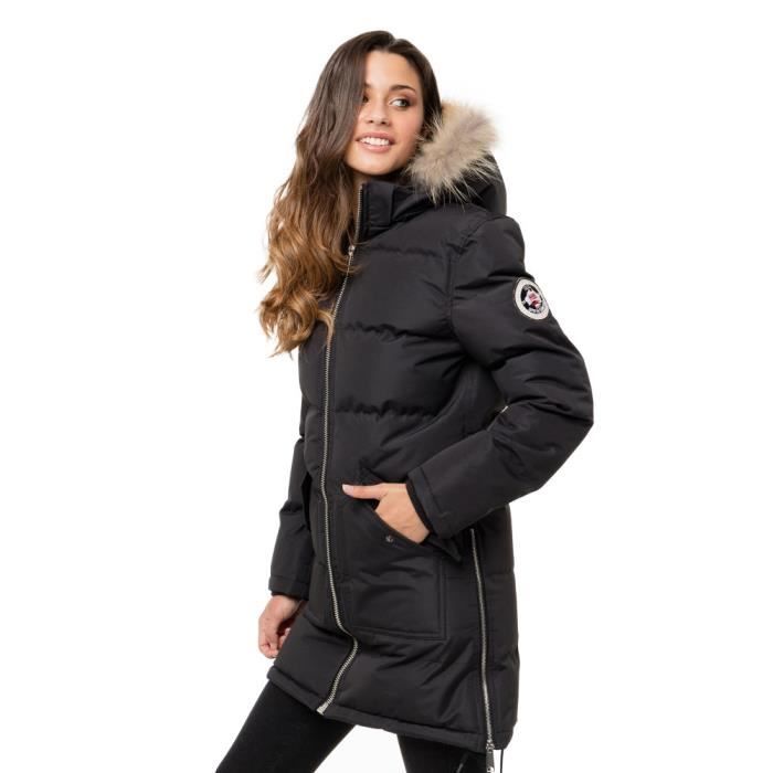 GEOGRAPHICAL NORWAY Doudoune CANELLE Noir Femme Noir Cdiscount